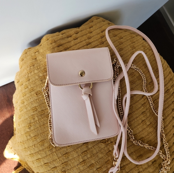 Small light pink crossbody bag - Picture 4 of 6